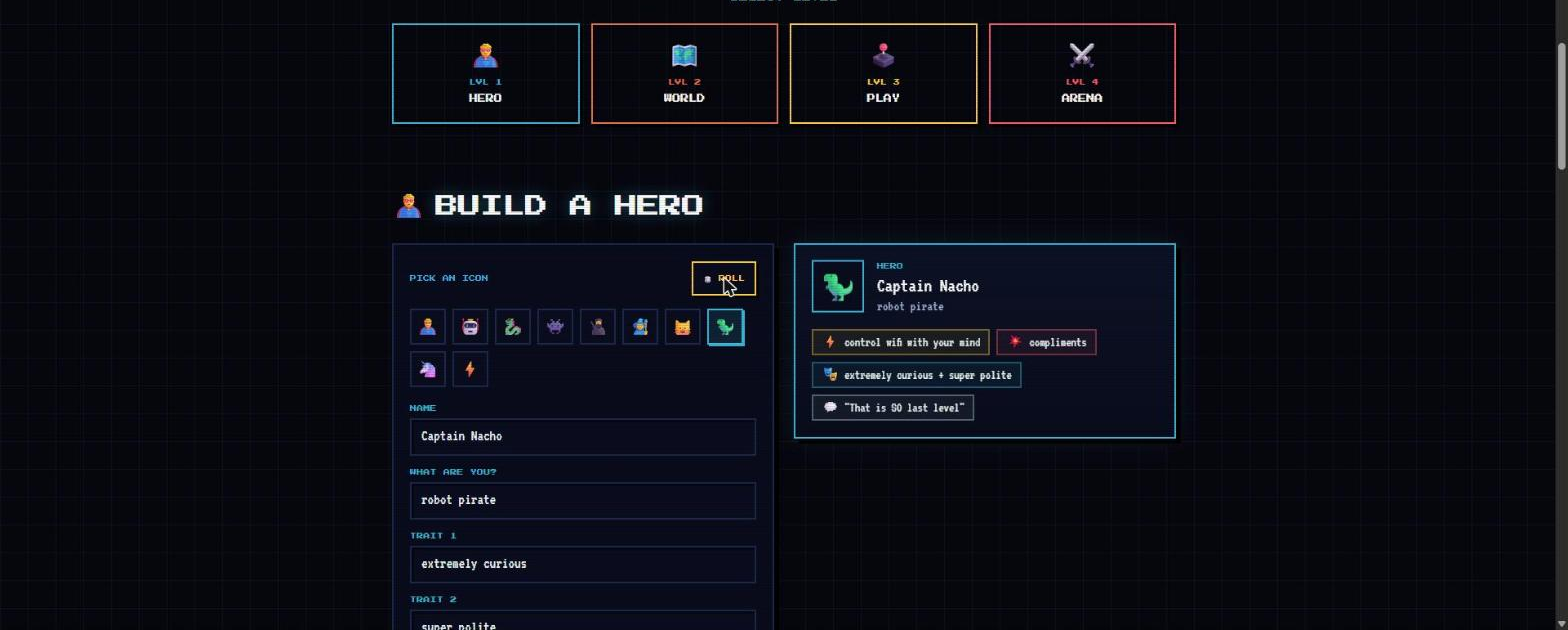Build a hero